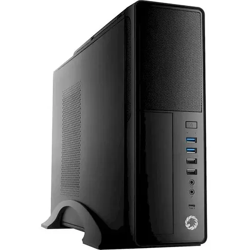 Корпус GameMax ST-612-2U3-TYC 400W, черный, БП 400 Вт, SFX, для Mini-ITX, 1xType-C/2xUSB 3.0/2xUSB 2.0, макс. CPU - 83 мм/ - фото 1
