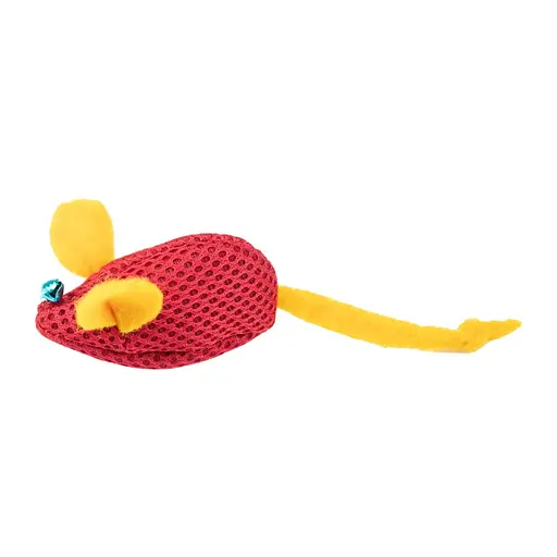 Игрушка мягкая для кошек Agility с кошачьей мятой, мышка с колокольчиком разные цвета 6.5 см (30060-8) - фото 6