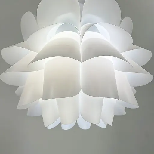 Світильник у формі білої квітки Ø 40 см | Арт. F 36X-400 | Line F - фото 3