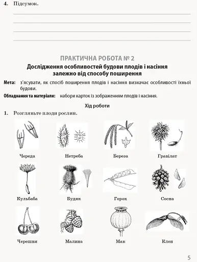 Біологія і екологія. Профільний рівень. Зошит для практичних робіт. 11 клас - фото 8