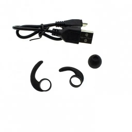 Бездротові вакуумні блютуз навушники WUW R37 Bluetooth Black - фото 3