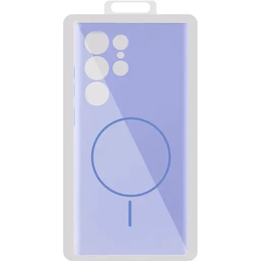 Чехол Lakshmi Silicone Cover Full Camera (AA) with MagFit для Samsung Galaxy S24 Ultra Сиреневый / Dasheen - фото 5