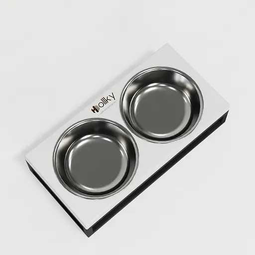 Hollky Base XS — миски на підставці для маленьких собак та котів (2 × 0,25 л) - фото 9