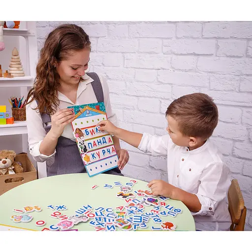 Игра настольная "Азбука с магнитной доской" VT5412-01 - фото 4