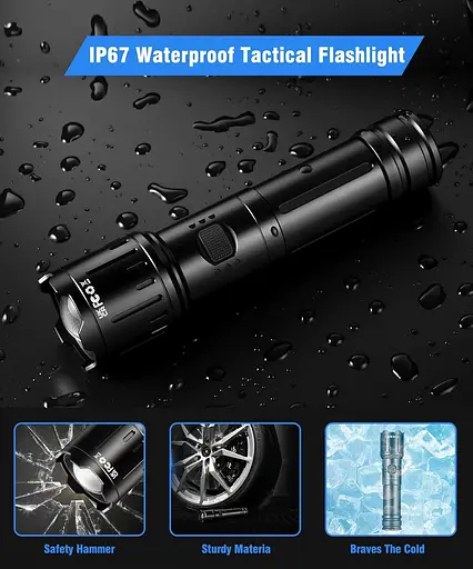 Ліхтарики, що перезаряджаються, з високими люменами, 990000 люменів, супер яскравий світлодіодний ліхтарик, потужний ручний ліхтар - фото 3