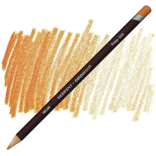 Карандаш цветной Derwent Coloursoft С070 Оранжевый