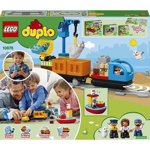 Уценка. Конструктор LEGO DUPLO Town Грузовой поезд 105 деталей (10875) - фото 8
