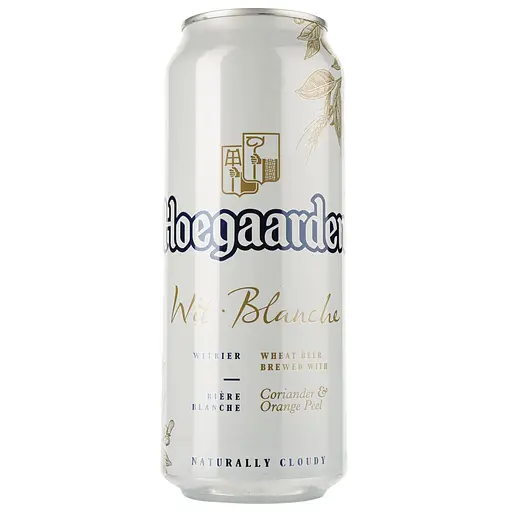 Уцінка. Пиво світле Hoegaarden Wit Blanche нефільтроване пастеризоване 4.9% 0.5 л (478563)