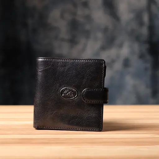 Стильний гаманець унісекс із глянсової натуральної шкіри Tony Perotti 9.6х9.6х2 см acs0032273 - фото 8