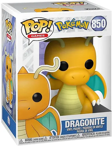 Фігурка Funko Pop Фанко Поп Pokemon Dragonite Покемон Покедекс 10см FP P D 850 - фото 3