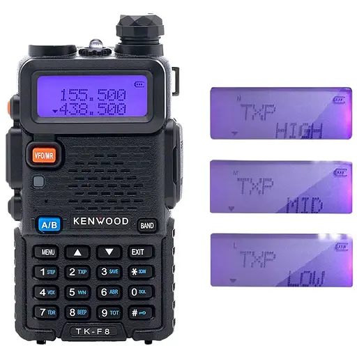 Рація Kenwood TK-F8 DB TURBO 8W Tri-power 2100 mAh (6739) - фото 7