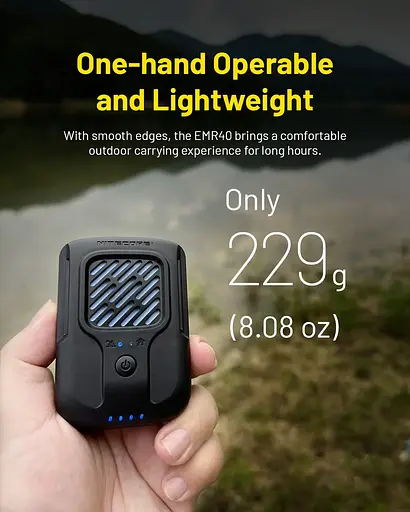 Портативный фумигатор Nitecore EMR40 аккумуляторный + пластины - фото 8