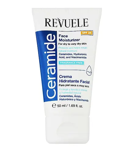 Увлажняющий крем для лица SPF 25 Ceramide Revuele 50 мл - фото 1