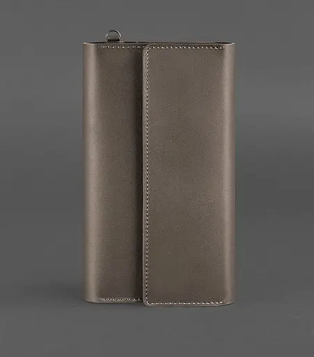 Кожаный клатч-органайзер (Тревел-Кейс) 5.1 темно-бежевый - фото 1