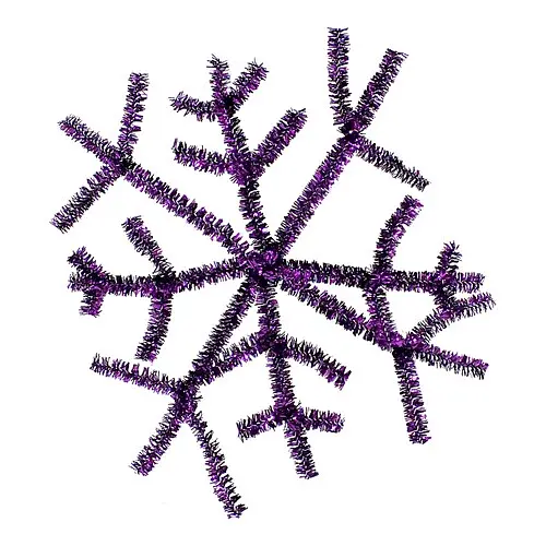 Снежинка шеннил 13 см - фото 1