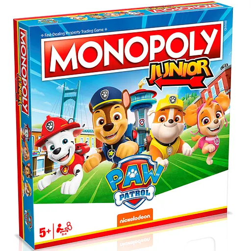 Настольная игра PAW PATROL Movie - Monopoly Junior EN (Щенячий патруль) - фото 1