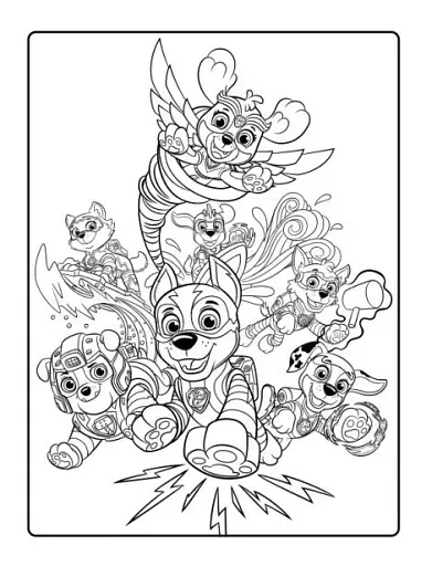 Мегащенята. Активіті-розмальовка. Справжні рятівники - фото 5