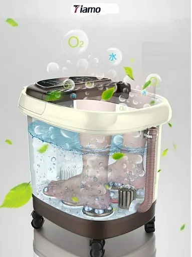 Гідромасажна ванночка для ніг з підігрівом Tiamo LD-802D Масажер для ніг - фото 5