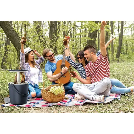 Стол-бар пластиковый Keter Go Bar серый - фото 4