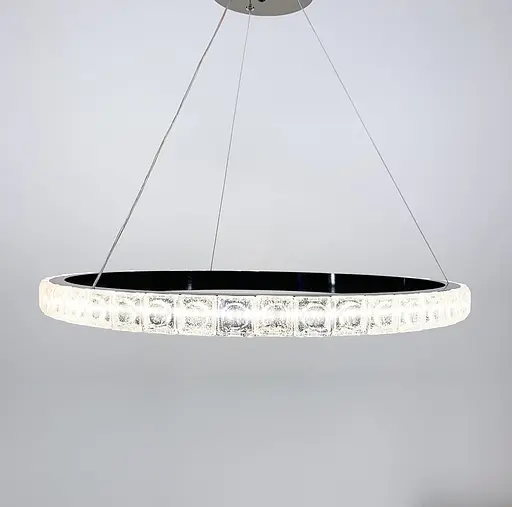 Подвесной светильник Delight Collection в черном каркасе Line.F Диаметр 60см - фото 7