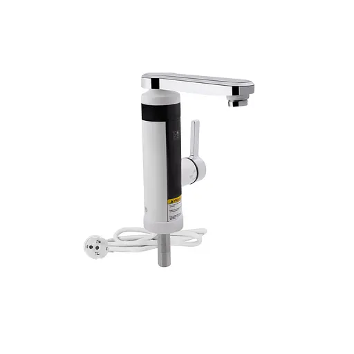 Проточный кран-водонагреватель кухонный для кухни Lidz Warm 061 LDWAR061WCR35431 White/Chrome - фото 1