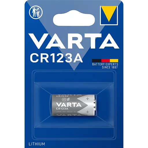 Батарейка Varta CR 123A Bli 1 Lithium 1 шт. (06205301401) - фото 1