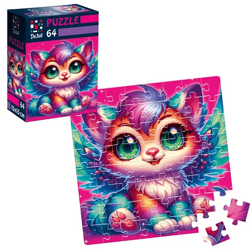 Пазли De.tail Крилате кошеня, 64 деталі, DT1234-04