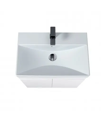 Тумба Мойдодир Urban 60-U з умивальником Sempre 60 Білий універсальна Білий - фото 4