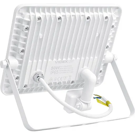 Світлодіодний прожектор Videx F2e 50W 5000K з датчиком руху і освітленості (VL-F2e505W-S) [144848] - фото 2