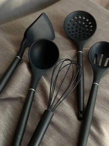 Набір кухонного приладдя Magio MG-1097B Чорний 12 предметів - фото 5