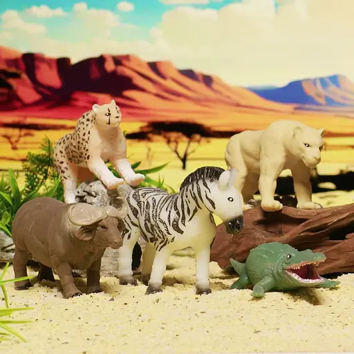 Стретч-іграшка у вигляді тварини #sbabam Вартові савани дисплей 10 шт. (101/CN24-CDU) - фото 4