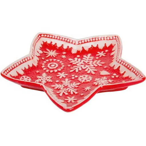 Блюдо lefard Snowflake 23х20х2.5 см (824-008)