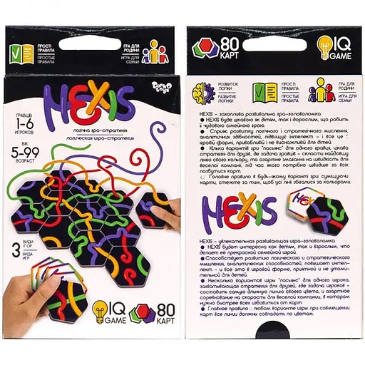 Настільна розважальна гра "Hexis" Danko Toys G-HEX-01-01 рос - фото 4