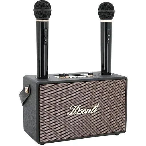 Колонка Kisonli G101 Bluetooth 5.0,Two microphone, 2х15W, 2400mAh, USB, DC: 5V/1A, BOX, Black, Q8 - фото 1