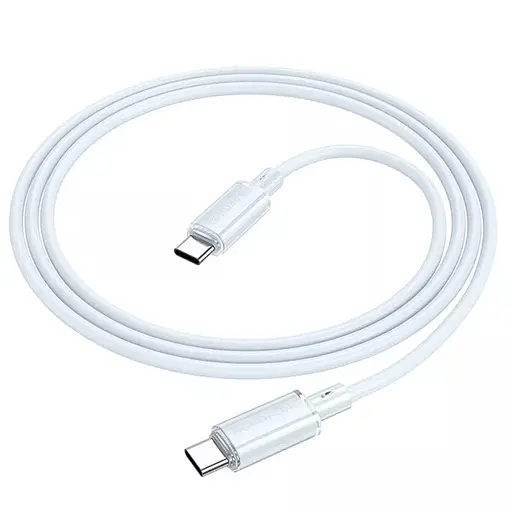 Дата кабель Borofone BX112 Lemon Type-C to Type-C 60W (1m) Blue - фото 4