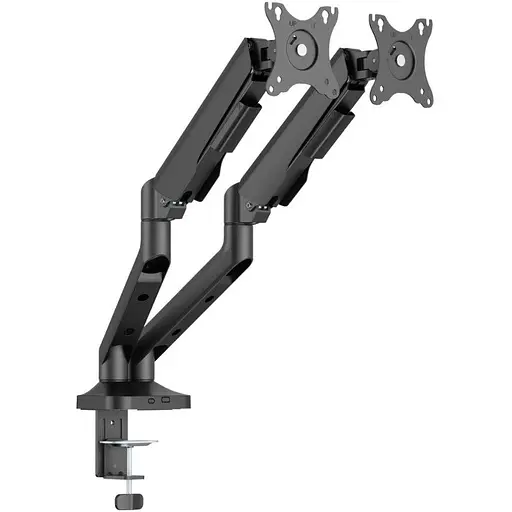 Кронштейн настільний для 2 моніторів 17-35 дюймів Officepro MA-442-B Black - фото 2