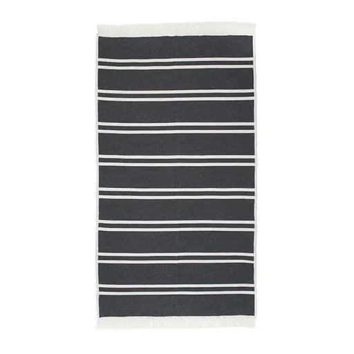 Ковер двухсторонний 80 х 150 см Lotus Home - Infinity Stripe антрацит (svt-2000022352123) - фото 1