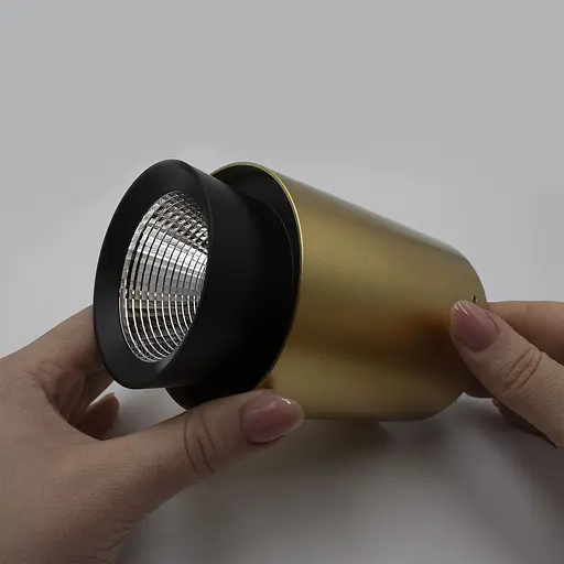 Накладной светильник Skarlat RSLC78014 15W GD+BK 3000K - фото 8