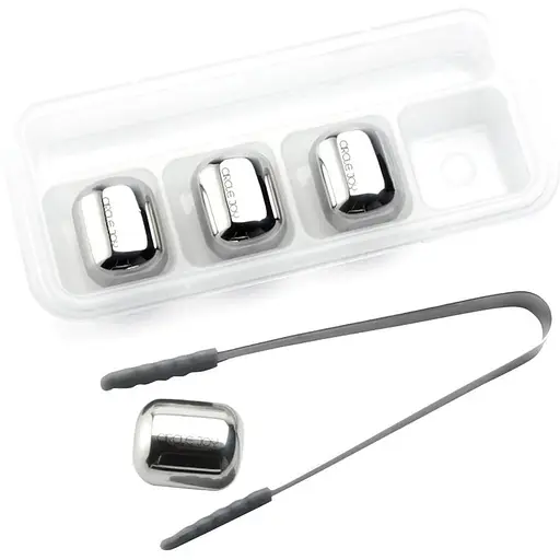 Камни кубики для виски Circle Joy Ice Cubes (CJ-BK01) 4 штуки набор - фото 4