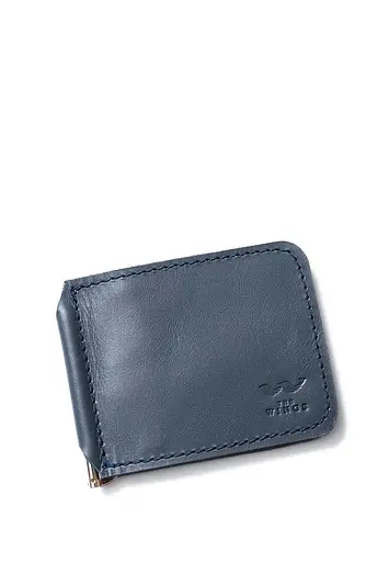 Зажим для денег темно-синий - фото 2