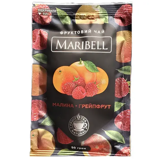 Чай рідкий Maribell Малина-грейпфрут 50 г