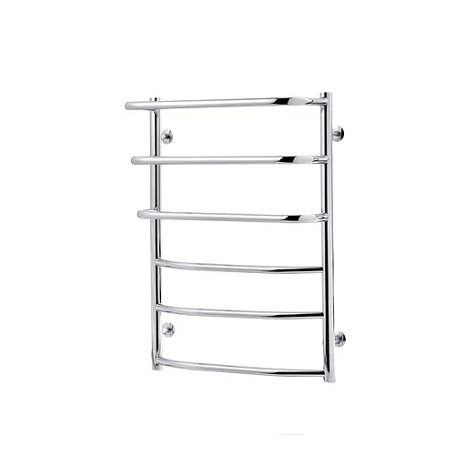 Полотенцесушитель водяной Kroner Каскад трапеция ДКТ04 700x530/6 CV023859, Хром, нижнее - фото 1