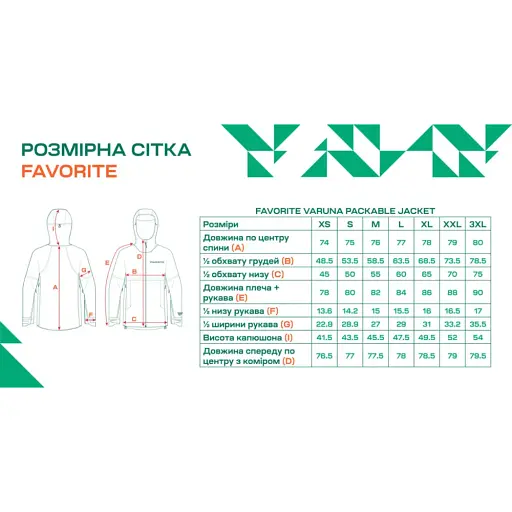 Куртка Favorite Varuna Packable Jacket 2XL 10K/10K Grey - фото 8