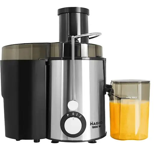 Соковитискач MAGIO MG-187 1000 Вт, 2 шв+імпульсниій режим., широке горло, контейнер 0.55 л, контейнер для жмих