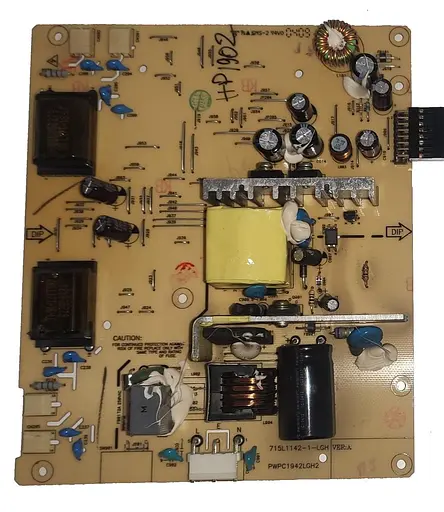 Блок питания монитора HP 1902 715L1142-1-LGH VER.A "Б/У" - фото 1