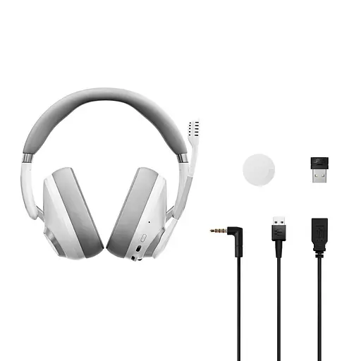 Наушники беспроводные Epos игровая гарнитура Sennheiser H3 PRO Hybrid Wireless (1000893) белые - фото 5
