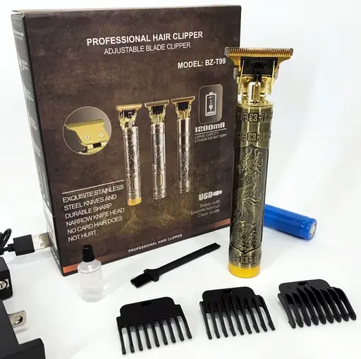Професійна машинка для стриження BZ-T99/WS-T88 120 хв роботи 4 насадки компактні розміри - фото 8