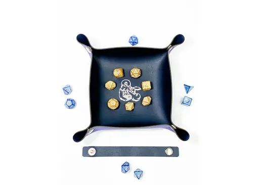 Настільна гра Планета Ігор Лоток для кубиків Дракон (синій) (Dice tray Dragon navy) (pi-dt013) - фото 8