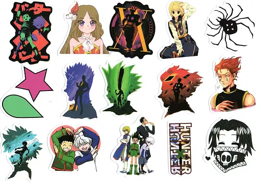 Стікерпак Хантер х Хантер Набір наклейок Hunter × Hunter 50 штук - фото 2