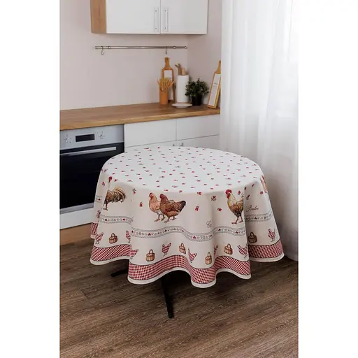 Скатерть Благополучие Прованс Dх136 см (44414) - фото 4